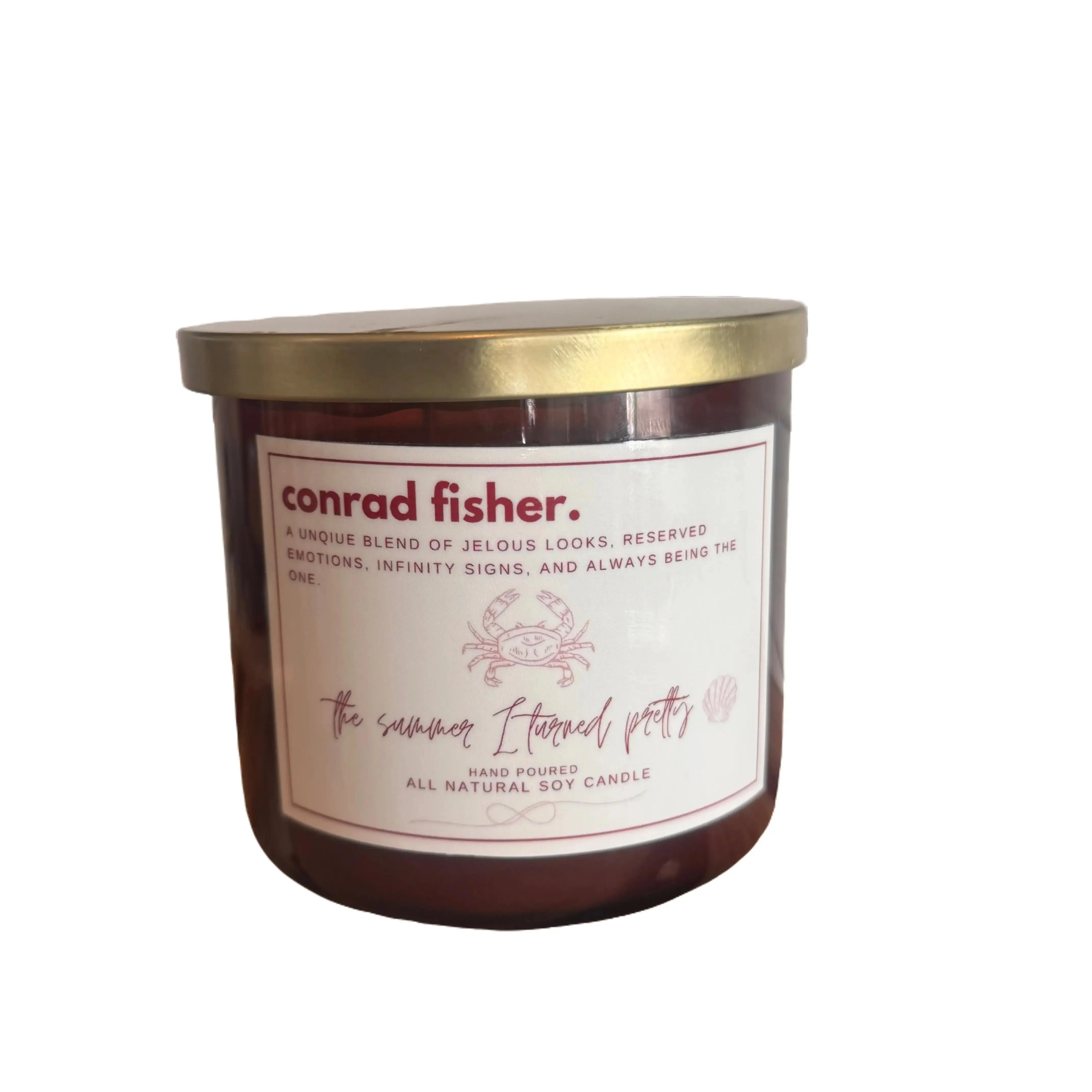 Conrad Fisher Summer I turned pretty Candle