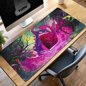 Mega Haunting Gaming Mouse Pad, Anime Desk Mat, Ghost-Type Mouse Pad, Gift For Game, Gaming