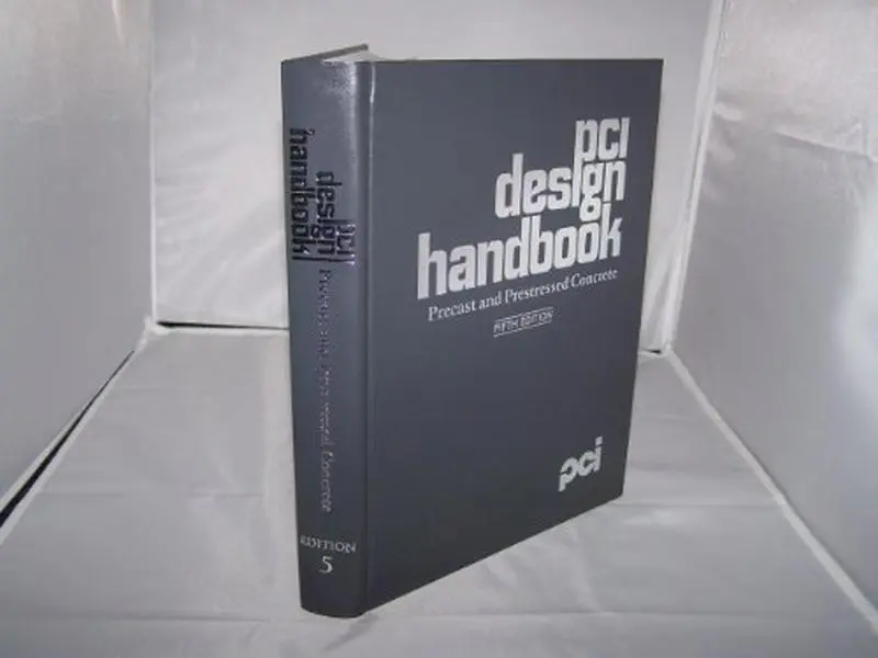 USED Book - PCI Design Handbook: Precast and Prestressed Concrete (5th Edition) by PCI Concrete Handbook Committee (1999-04-03) by PCI Concrete Handbook Committee (Hardcover) - english