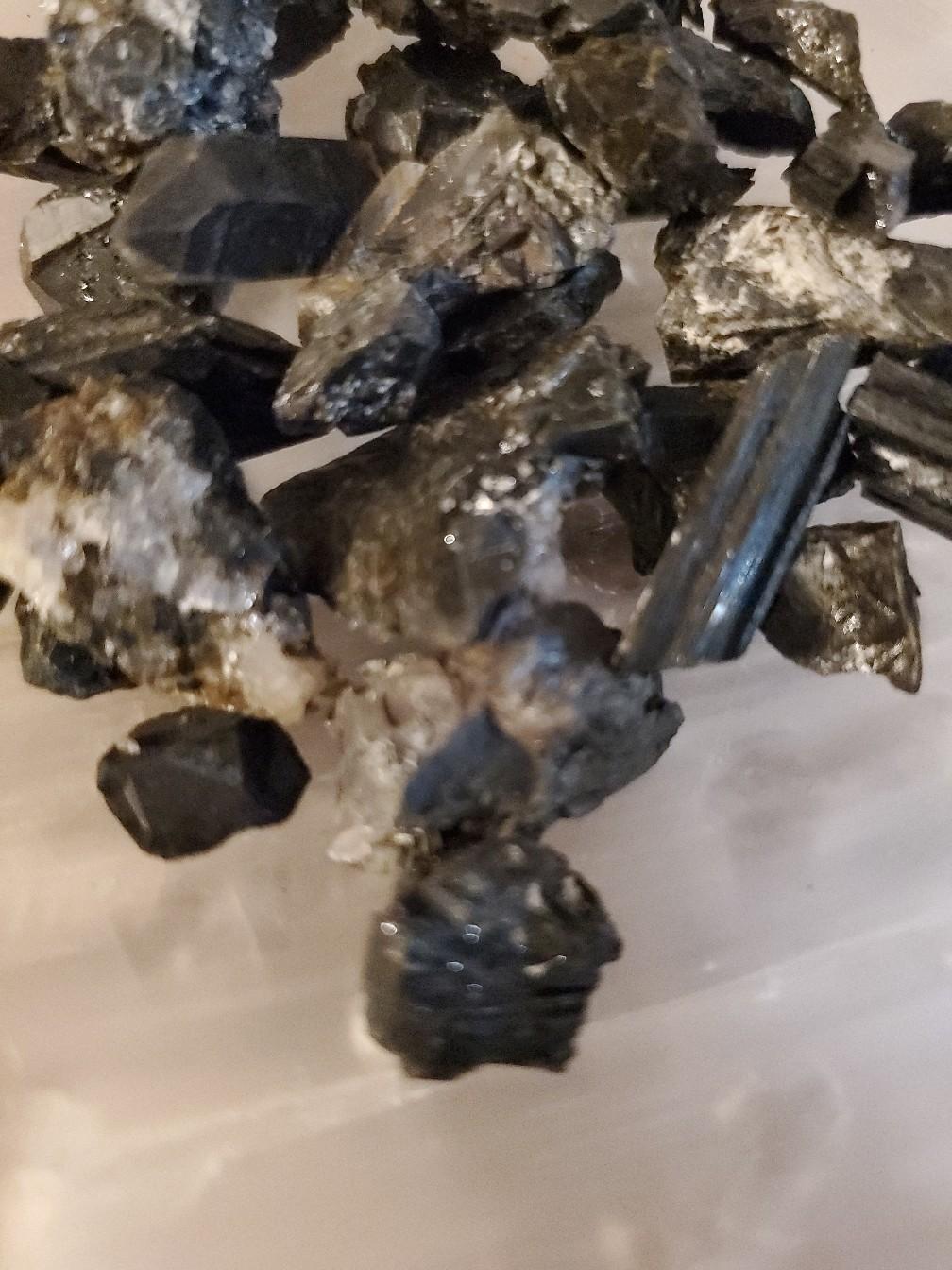 Blueberry Flourite with Calcite and Traumaline Chips - 46g Carry Along