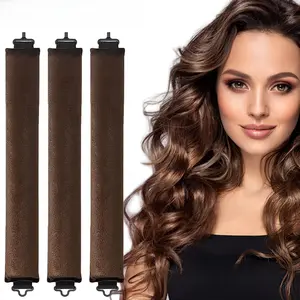 No Heat Curler Set, Heatless Hair Curlers, Overnight Natural Beach Waves, Easy Use, No Damage, Long Hair Suitable, Recyclable, Tiktok Trending Hair Tool