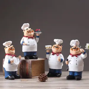 Resin Chef Restaurant Chef Statue