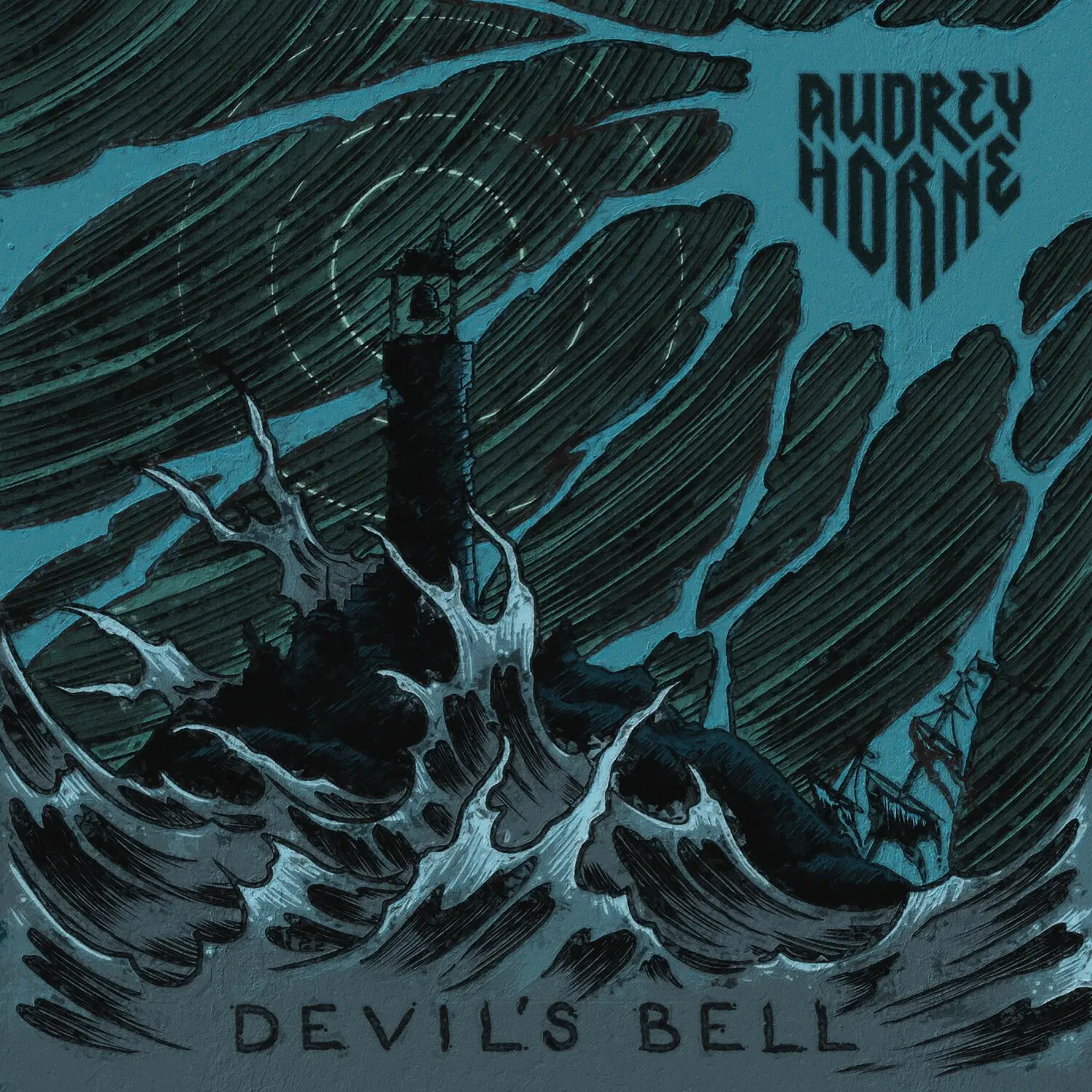 Audrey Horne Band - Devil's Bell In-Your-Face Heavy Metal New Release LP Vinyl Record, Rock Music
