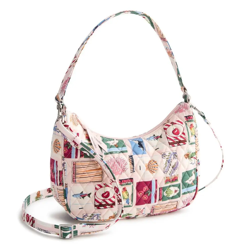 Vera Bradley Matchbook Collection Convertible Crescent Crossbody Bag