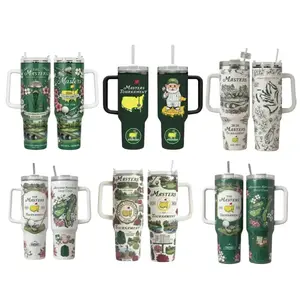 Masters Tournament Golf 2026 Tumbler 40oz with Handle, Augusta National Champions Golf Tumbler, Masters Tournament Golf 2026 Tumbler, Hot Cold Drink Cup