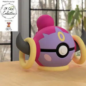 Hoopa Ball - 1st Print - High-Quality PLA, 3D Printed Pokeball Figure