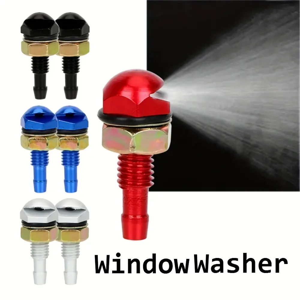 2PCS Universal Front Windshield Wiper Water Spray Jet, Front Windshield Wiper Nozzle Jet Sprayer Kits, Car Accessories