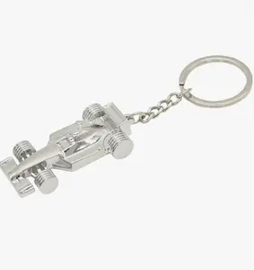 F1 Race Keychain Keyring Mini Metal 3D Formula 1 Car Model Key Ring Keyfob Gift for Race Fans Collectible Racing Memorabilia