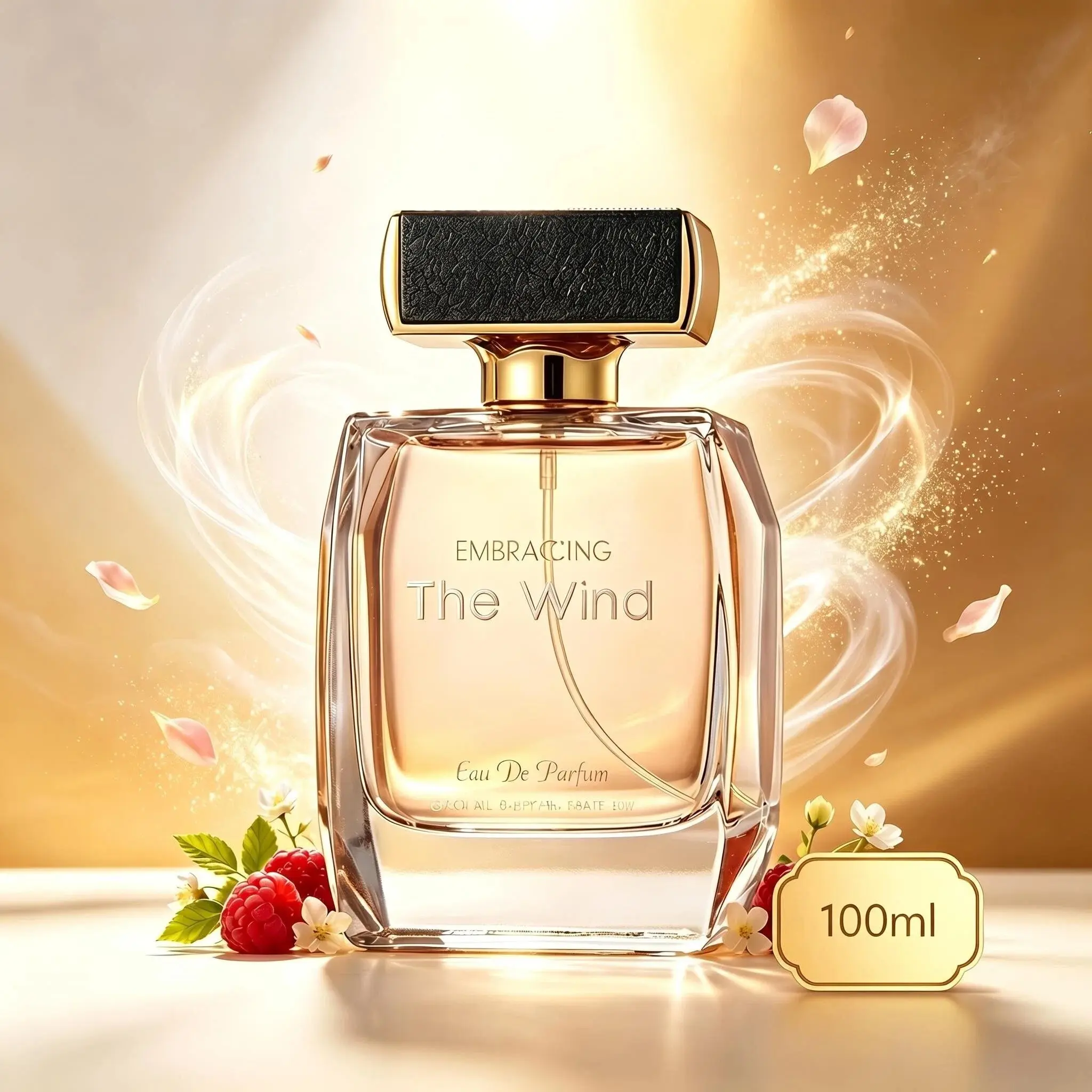 Unisex Perfume for Women & Men, Embracing The Wind EDP 100ml/3.4FL.OZ | Gourmand Scent: Absinthe, Boysenberry, Coffee & Vanilla | Wind-Kissed Aroma, No Harsh Chemical Odor | 12H Long-Lasting Luxurious Fragrance, Unique Daily & Date Gift