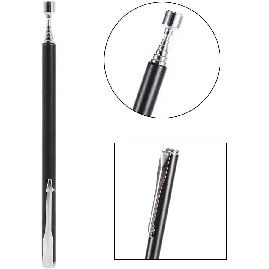Telescoping Pocket Magnetic 3 1/2 Lb Pick Up Tool Extends to 25 Inches 1/2/5 Pieces