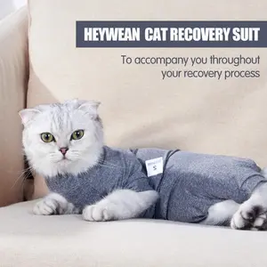 Heywean 2025 Cat Recovery Suit for Post-Surgery Care Ultra-Soft Breathable Fabric Prevents Licking & Scratching Winter Season