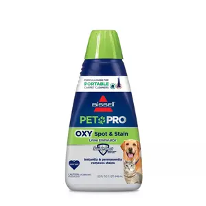 BISSELL 32 fl oz Pet Pro Oxy Spot & Stain - 2034: Carpet Cleaner Solution for Upholstery, Pet Beds, and Fabric