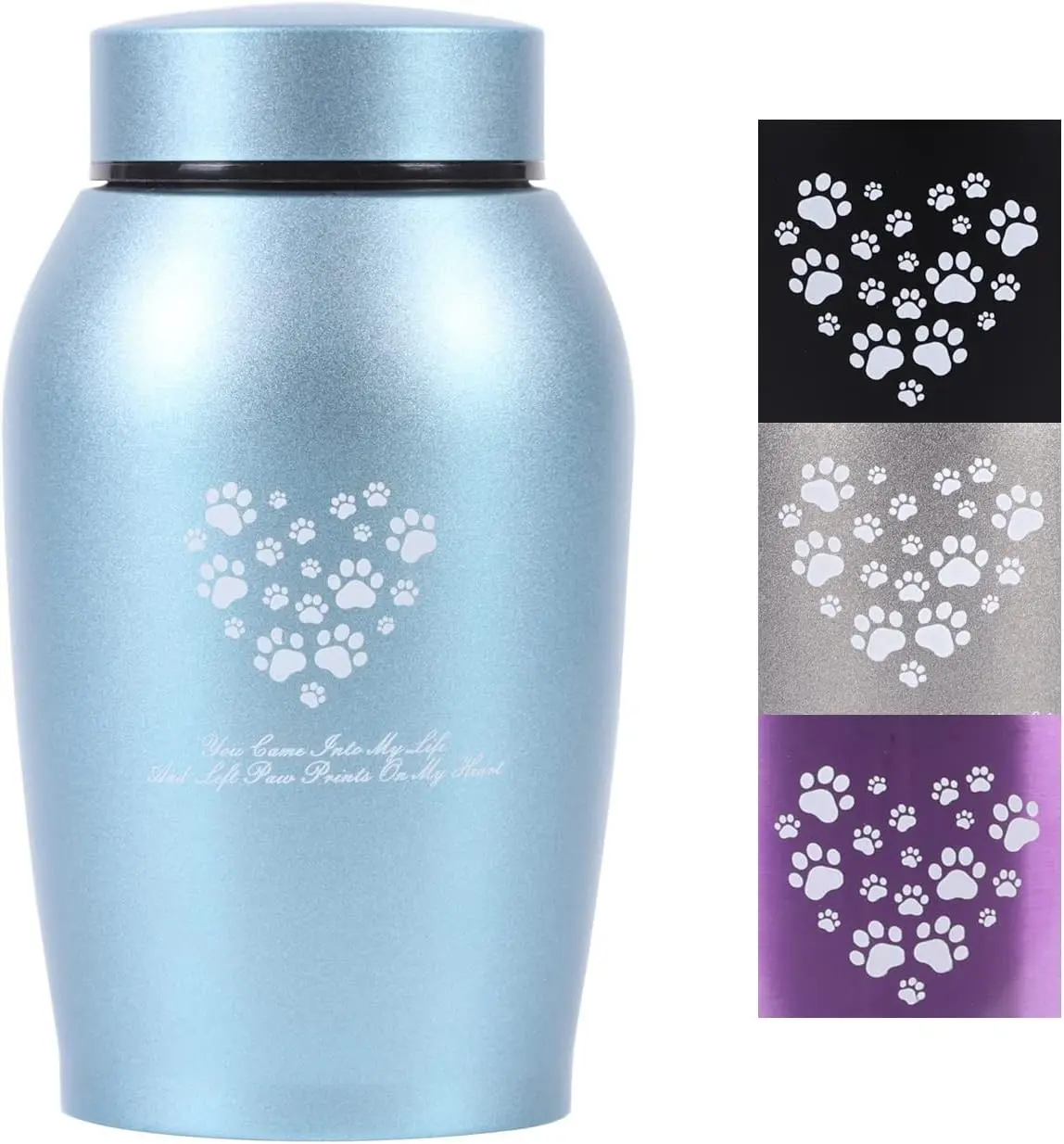 Paws Engraved Dog Urn for Ashes, Cat Creamtion Urn for Ashes, Pet Urn for Large Dog