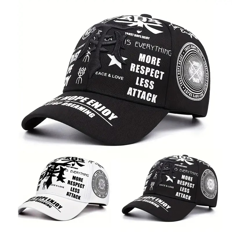 Unisex Classic Baseball Cap Notorious Graffiti Embroidered Design Durable Adjustable Size Reathable Soft Daily Wear Men And Women Hat Travel Fit Casual Outing Caps