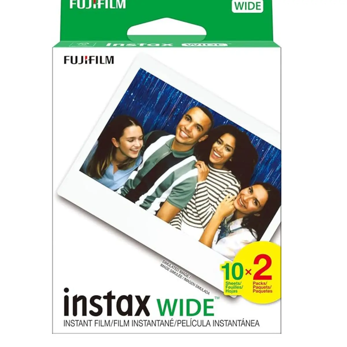 Instax Wide Instant Film Twin Pack - 20 Exposures