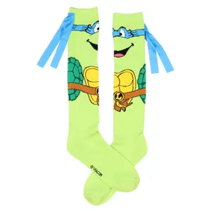 Teenage Mutant Ninja Turtles Character Mask Knee High Socks