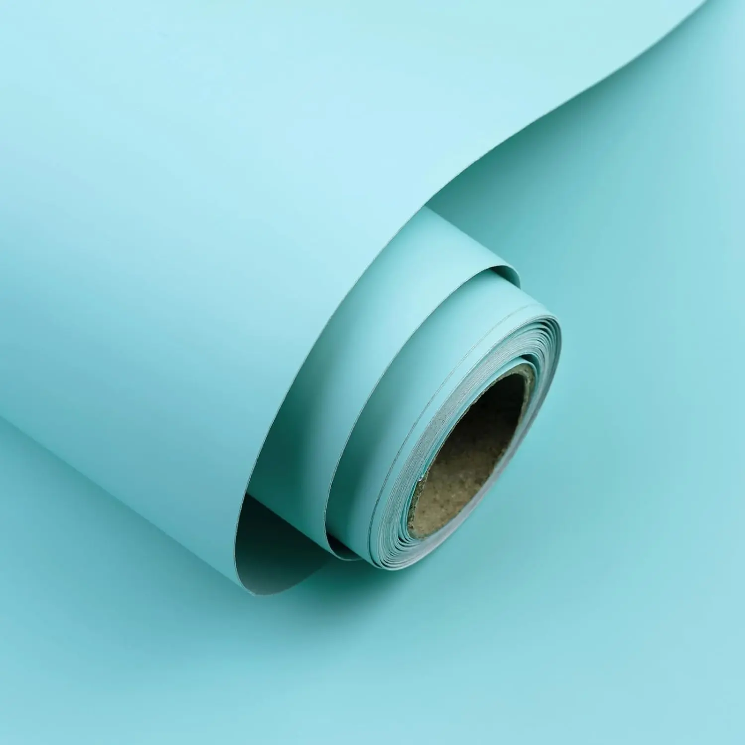 Teal Blue Peel and Stick Wallpaper 15.7"x118" Solid Colour Contact Paper  Removable Self-Adhesive Vinyl Wallpaper for Room Walls Shelf Countertops Cabinets