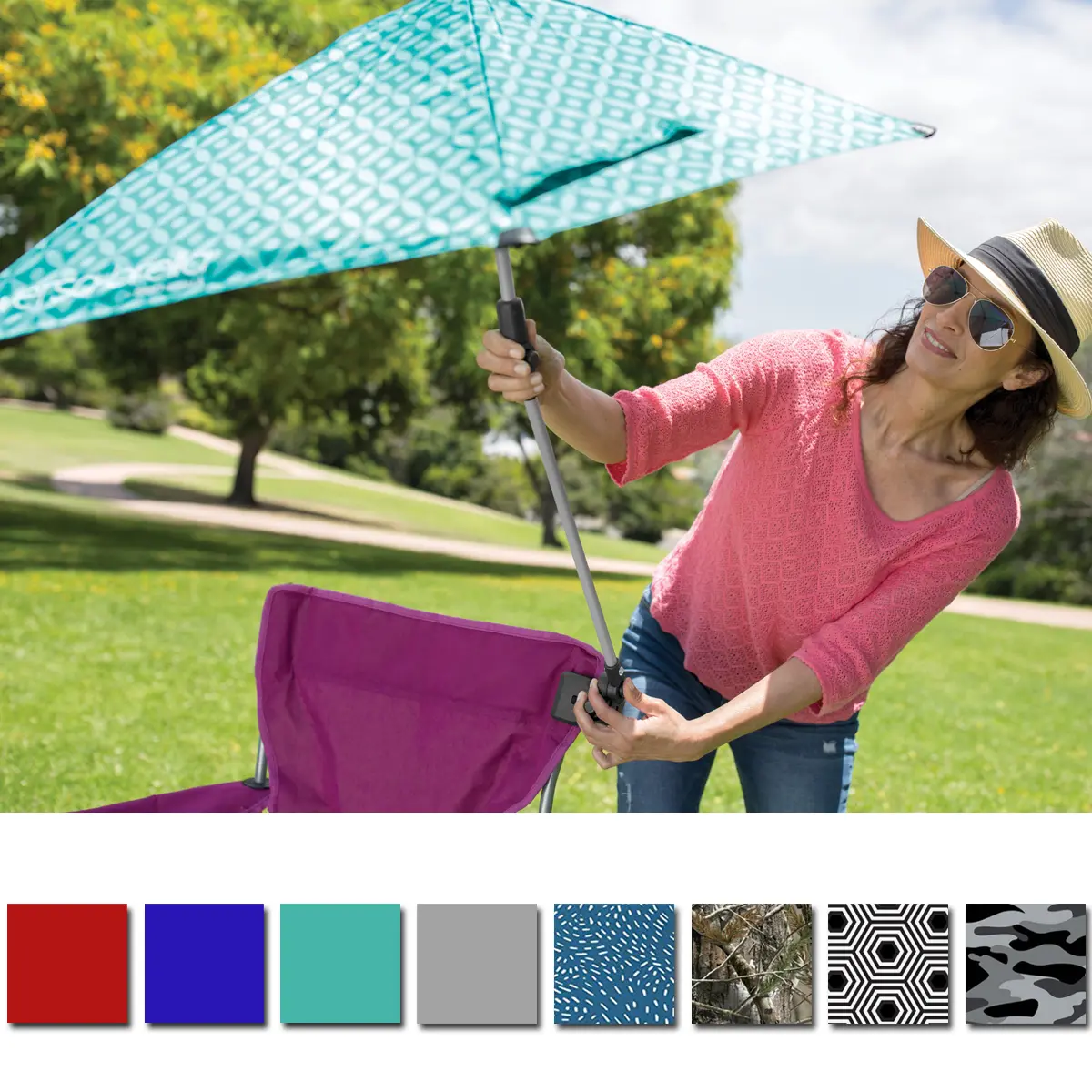 Sport-Brella Versa-Brella Umbrella with Universal Clip