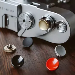 5-color Copper Camera Shutter Button, Widely Compatible with Canon, Nikon, Leica, Fuji, Olympus and other Cameras, Accessories, Camera Parts