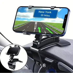Universal 360° Car Phone Holder Mount Clip for 4–7 Inch Smartphones Strong Clamp for iPhone & Android Devices USA TikTok Shop - Cellphone