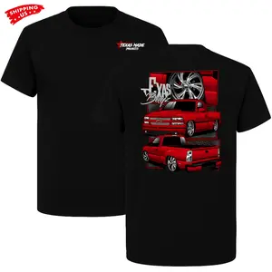 Texas Boys Truck T Shirt, Custom Red Pickup Graphic Tee for Truck Enthusiasts and Street Truck Fans, Gift for Car Guys and Mechanics