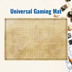 Large-Size TPRG Grid Polyester Rubber Mat for DND And Dungeons And Dragons Tabletop Role-Playing Games Game Board