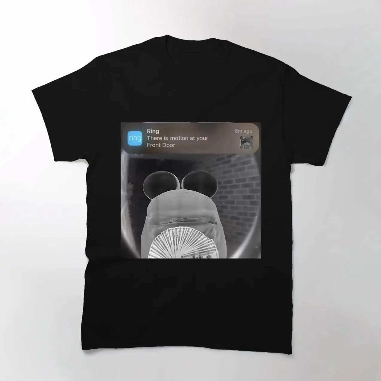 Marcus the Worm Motion at your Front of Door Meme shirt Jimbo James VRchat funny graphic tee Classic Cotton