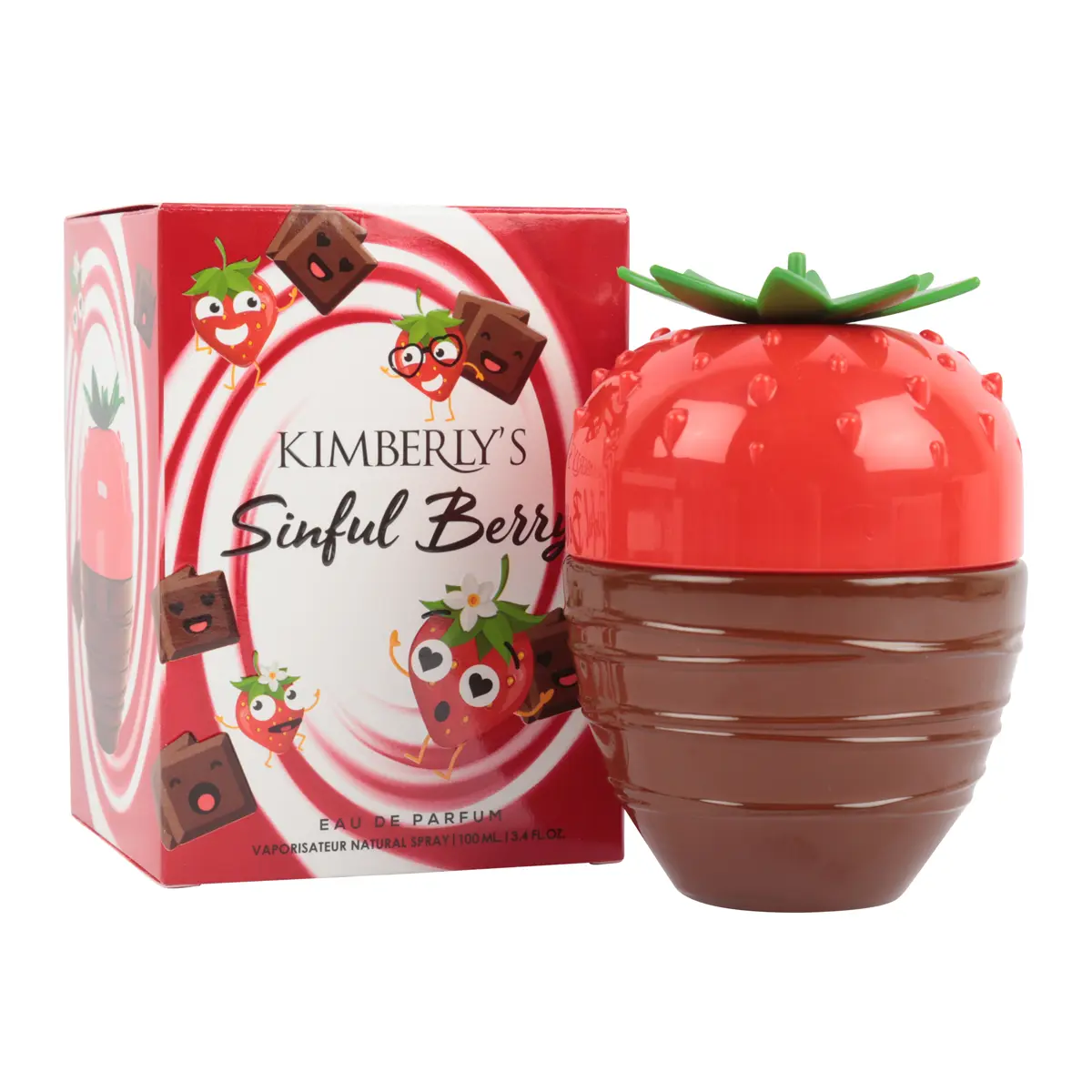 Kimberly's Sinful Berry Eau De Parfum Natural Spray Perfume for Women - 100ml/3.4fl.oz. - Women's Fragrance