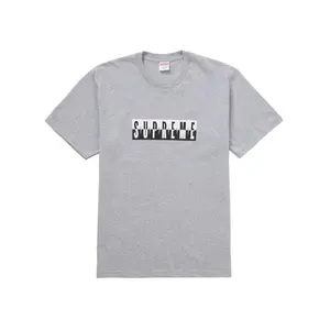 Supreme Men's Split Tee (FW25) Heather Grey, from StockX