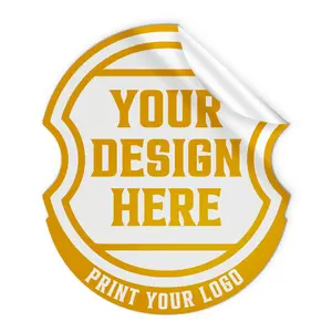Customized Sticker with Logo for Your Office or Home | Business Label | Interior Design | Corporate Image | Professional Image | Customized Logo | Personalized Vinyl Labels Stickers 120 Pack (BP-H)