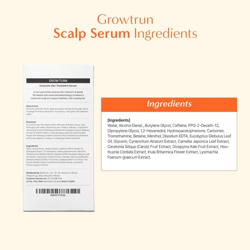 Growturn Hair Growth Serum with Built in Brush for Hair Growth & Thickening