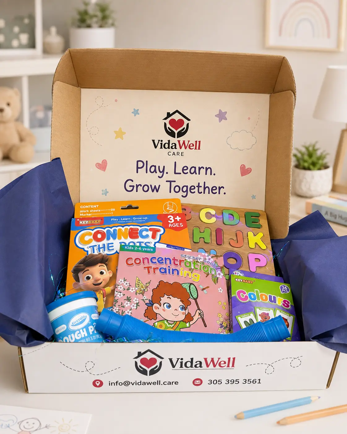 VidaWell THRIVE Box | Caja de THRIVE | Learning Through Play