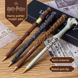 New Harry Potter merchandise magic pen resin wand pen creative stationery gift pen for birthdays and holidays