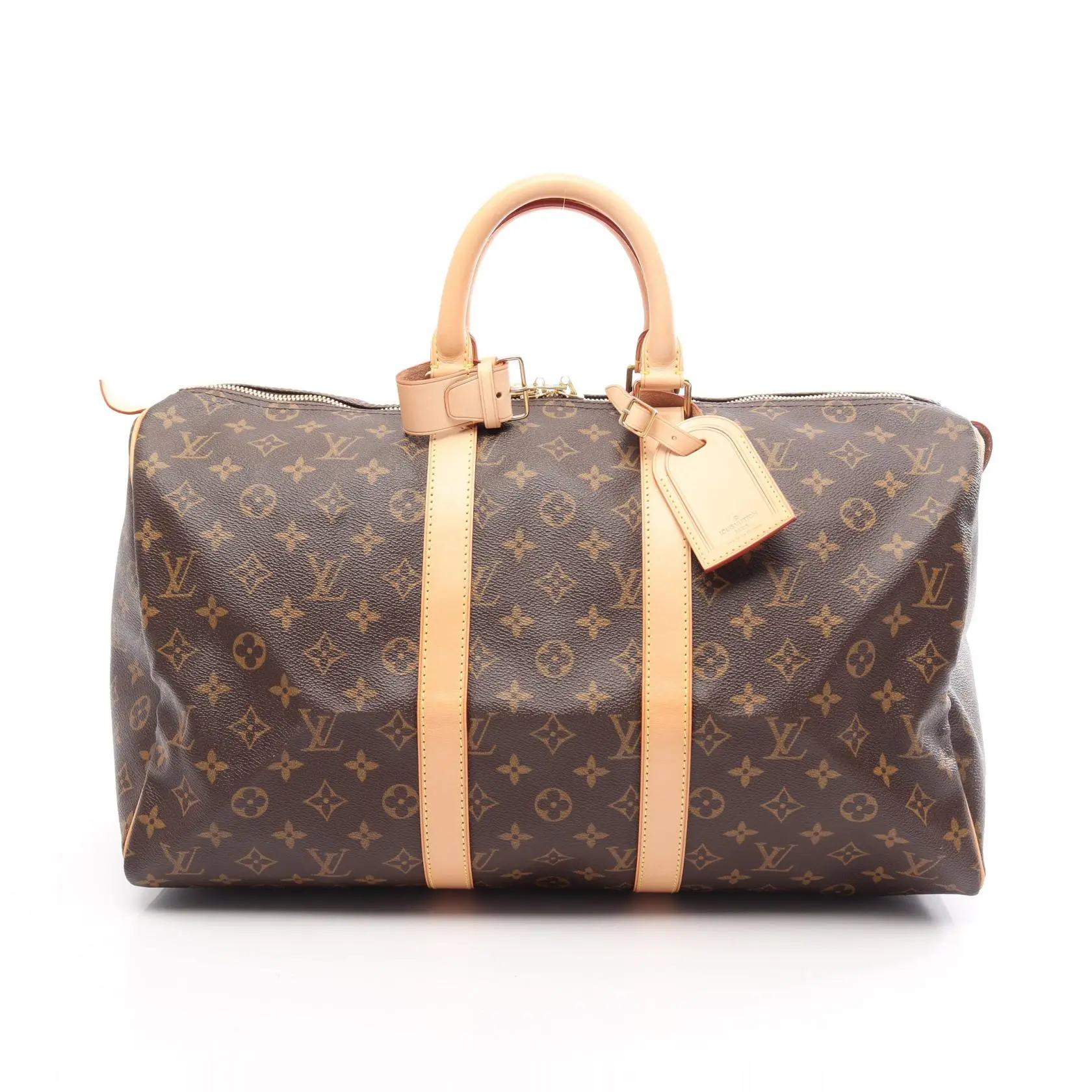 Pre-owned Louis Vuitton Canvas Tote Bags Keepall 45 Monogram Boston Bag