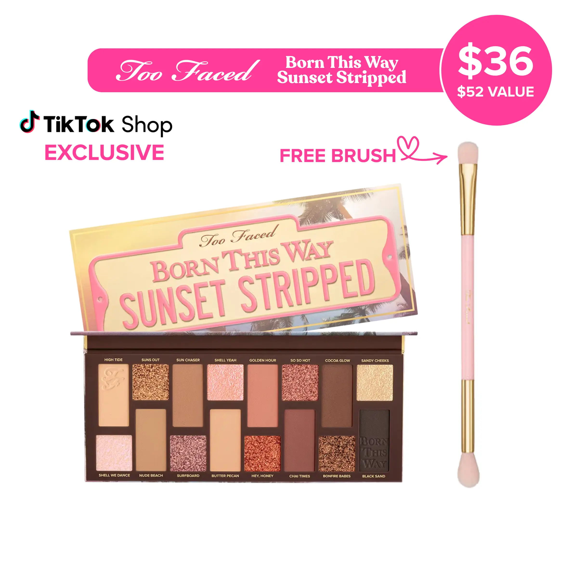 Too Faced Born This Way Sunset Stripped Eye Shadow Palette