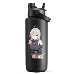Alya Vinyl Sticker, Anime Girl Waifu Sticker, Decor For Water Bottle Laptop Car