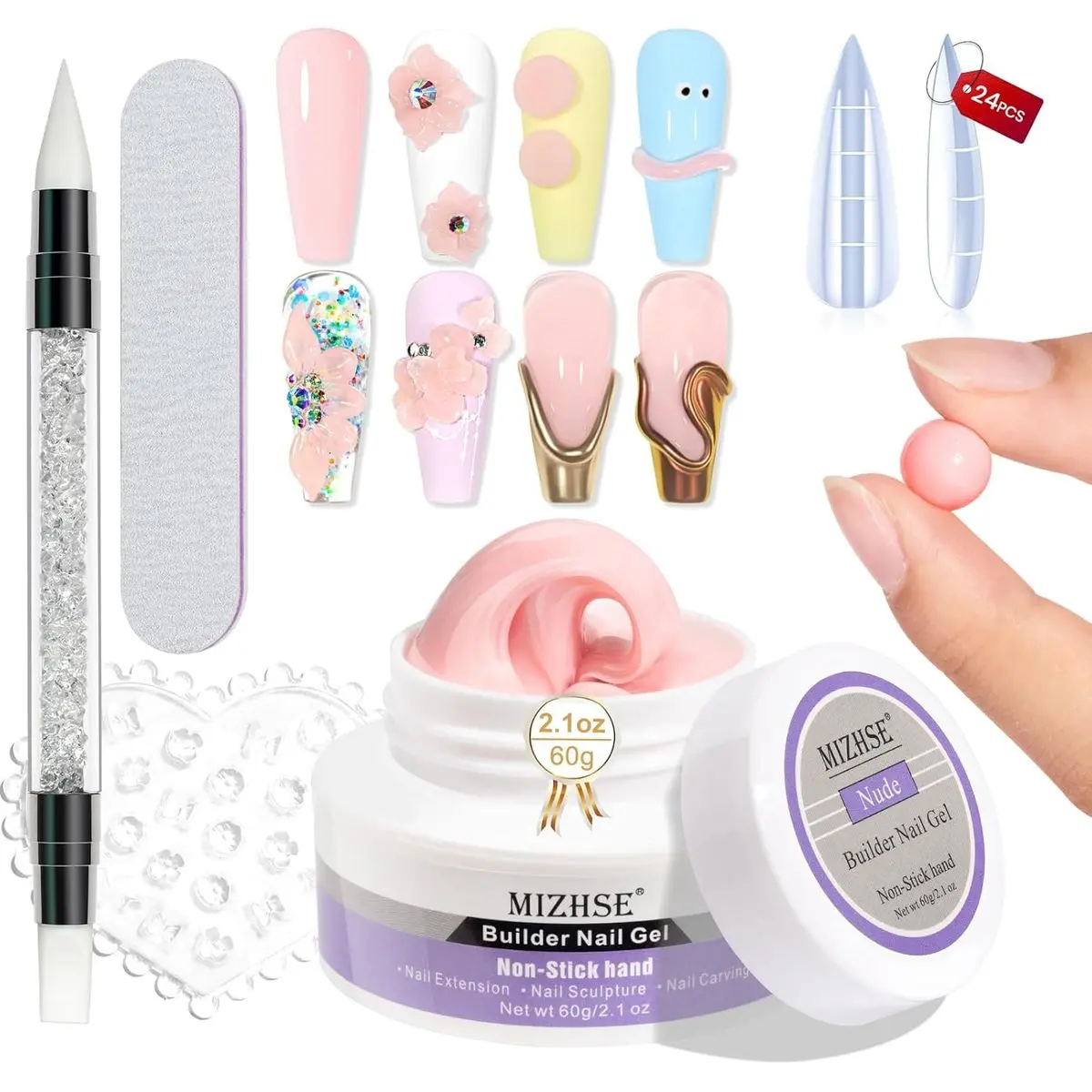 H-60g Nude Solid Builder Gel