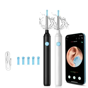1pc Ear Wax Removal - Earwax Remover Tool - Ear Canal Cleaner with Camera - Ear Cleaning Kit with 5 Ear Spoon - Ear Camera for iOS & Android, Earpick Flashlight