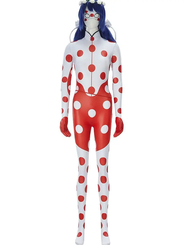 Officially Licensed Miraculous Wedding Dream Ladybug Cosplay Jumpsuit