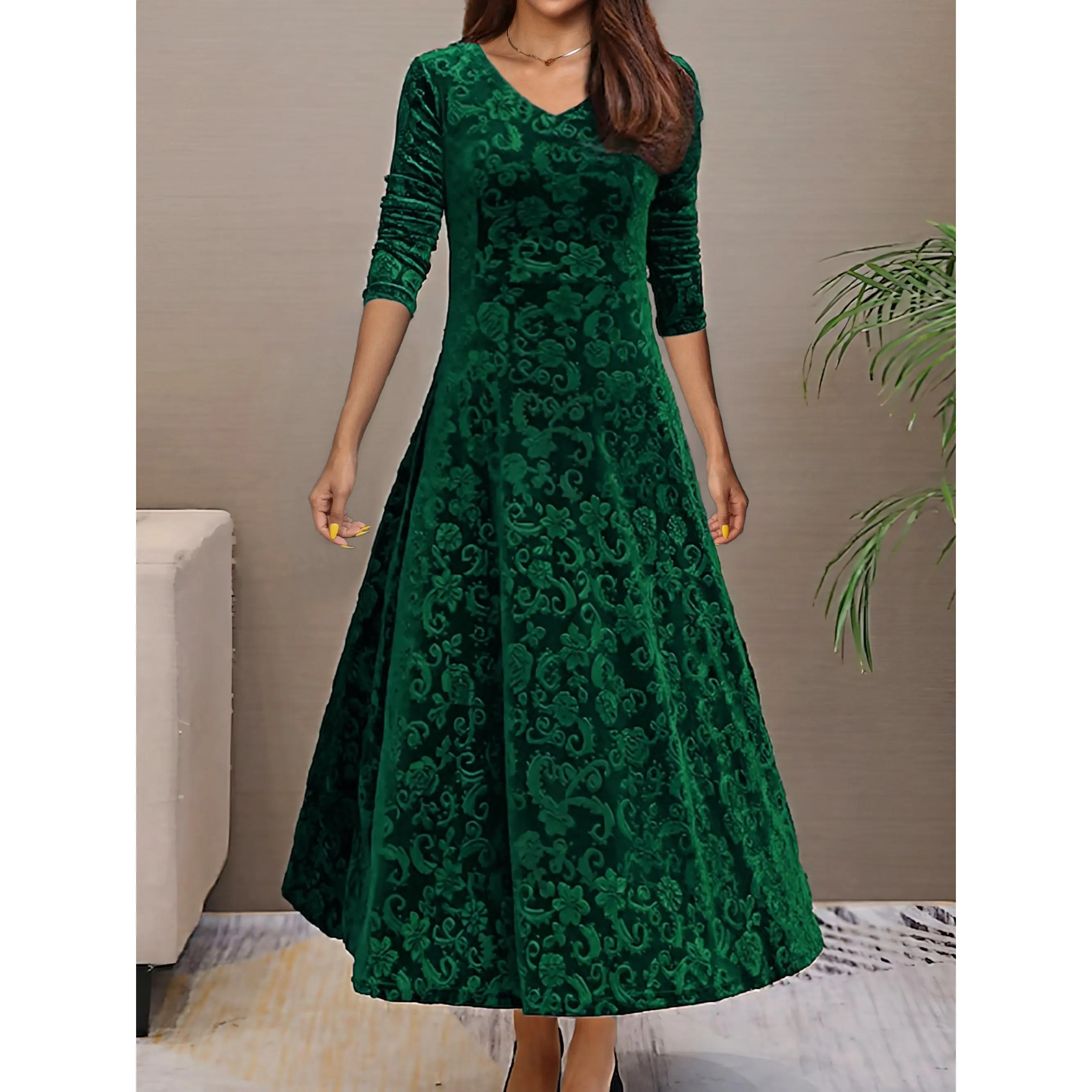 gold rat and boa dress Rat & Boa - Santino Dress (Size Small) – Goldie's main image 1