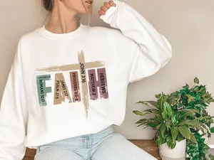 Christian Sweatshirt, Bible Verse Sweatshirt, Religious Outfit