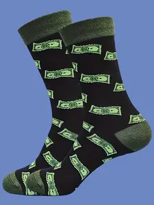 Unisex Mid-Calf Socks with Animal Pattern, Print, Breathable Comfort, Fashion Design, Stylish, Perfect for Daily Wear, All Seasons