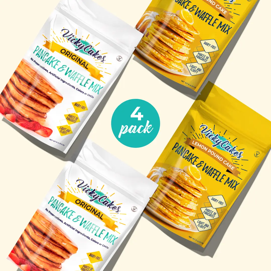 Best Sellers Bundle 2 Original + 2 Lemon Poundcake Pancake Mixes