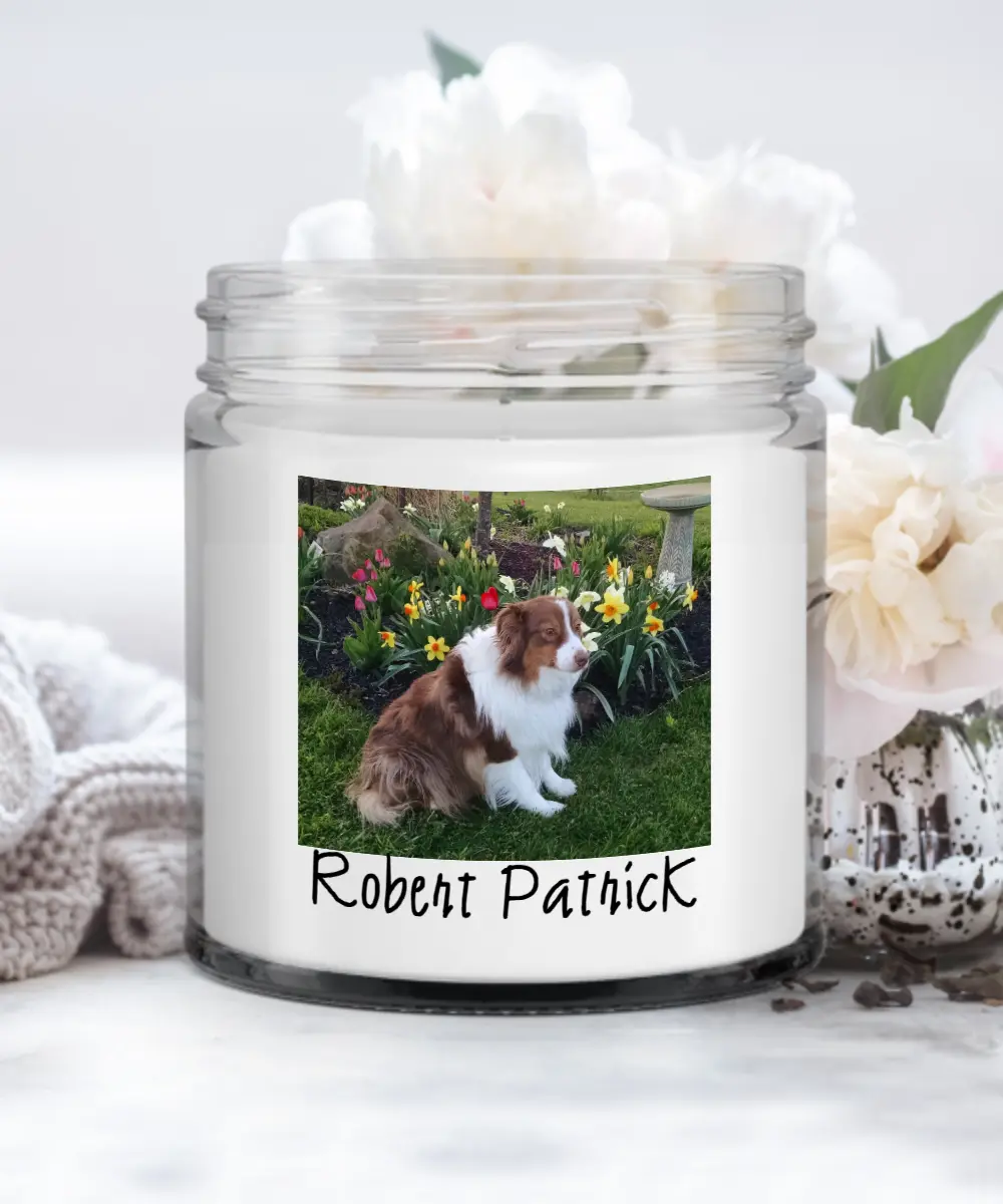 Customized Candle Labels | Custom Photo Candle | Custom Name Candle | 9oz Candle
