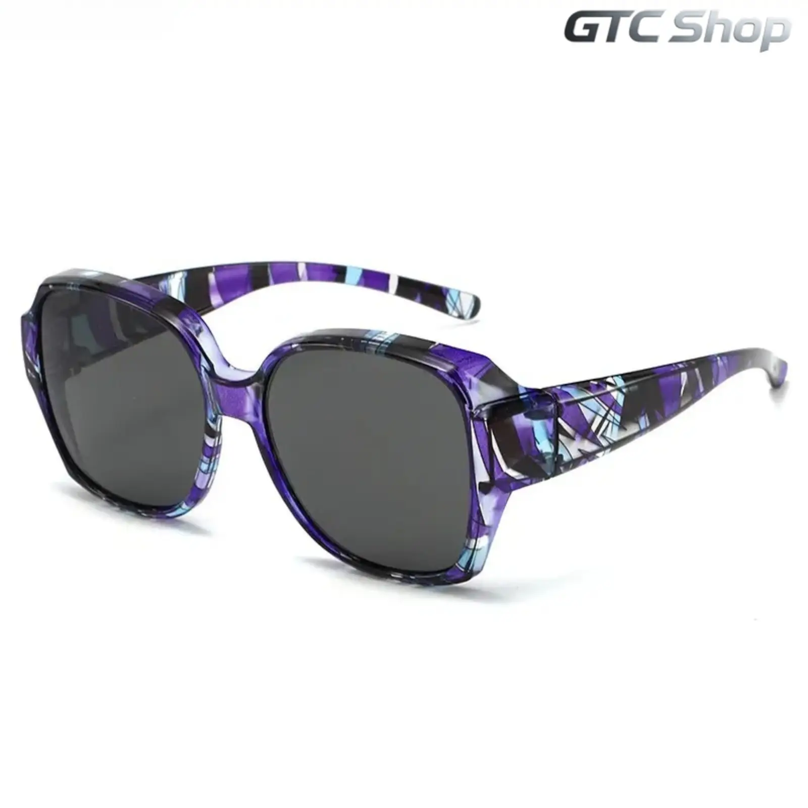2/1-Pack Women's Polarized Fit-Over Sunglasses, UV & Glare Blocking Wrap Shades, PC Frame Compatible With Prescription Glasses, Ideal for Driving Outdoor Daily Casual Activities summerwins