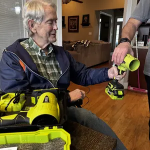 SEESE Cordless Leaf Blower Violent TurboFan,BrushlessPure Copper Motor Jet Fan With Battery,CordlessTurbo Super Power Air Duster, Car Drying after Wash, SnowRemoval