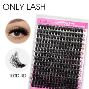 FADLASH 100D 3D Effect Wispy Thick Lash Extension Clusters Beauty In Full Bloom Volume