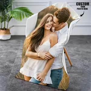 1pc Personalized Photo Custom Beach Towel, Microfiber 300gsm, Fabric, Contemporary Style, Print Pattern, Oblong Shape, Multi-Purpose for Beach, Pool, Bathroom, Camping, Travel, Yoga
