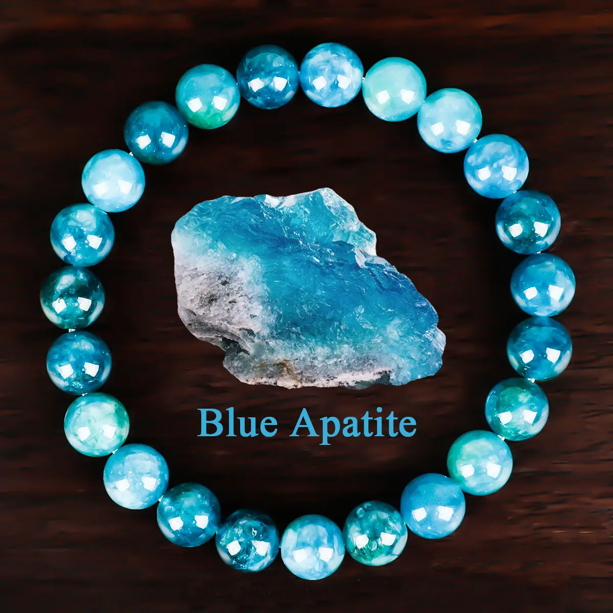 GADASLUY Unisex Bohemian Blue Crystal Bracelet, Handmade Craft Natural Square Bead Jewelry with Elegant Design, Comfortable Fit Adjustable Boss Day Gift, Employee Appreciation, Natural Stone, Thoughtful Friendship Present, Versatile, Natural Stone Beads,