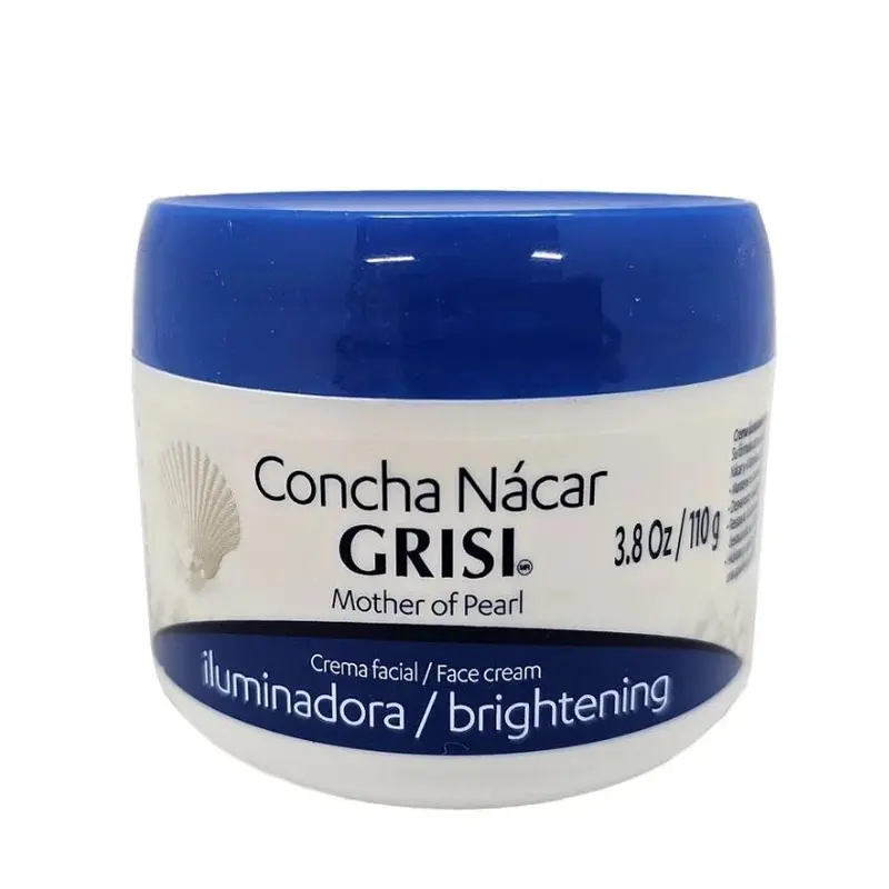 Grisi Concha Nacar Cream: For Dark Spots & Scars | Mother of Pearl Face Moisturizer 3.8 oz